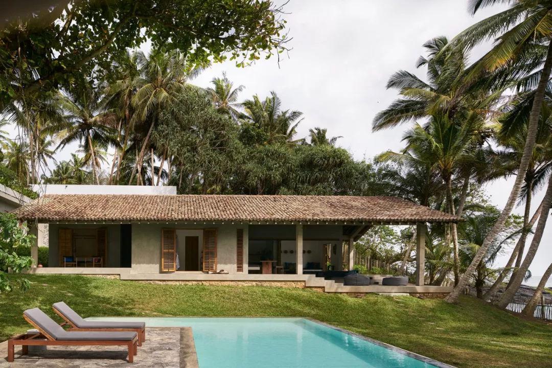 斯里兰卡海滨酒店，建筑与自然融为一体