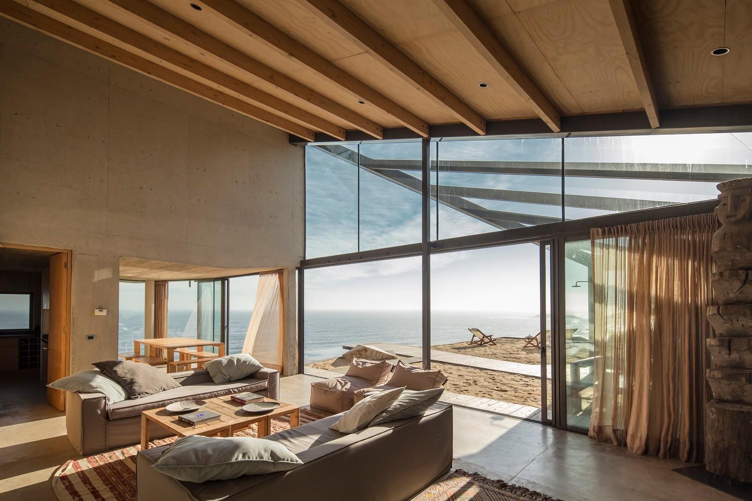 智利海滩住宅，创造更从容、轻松的空间