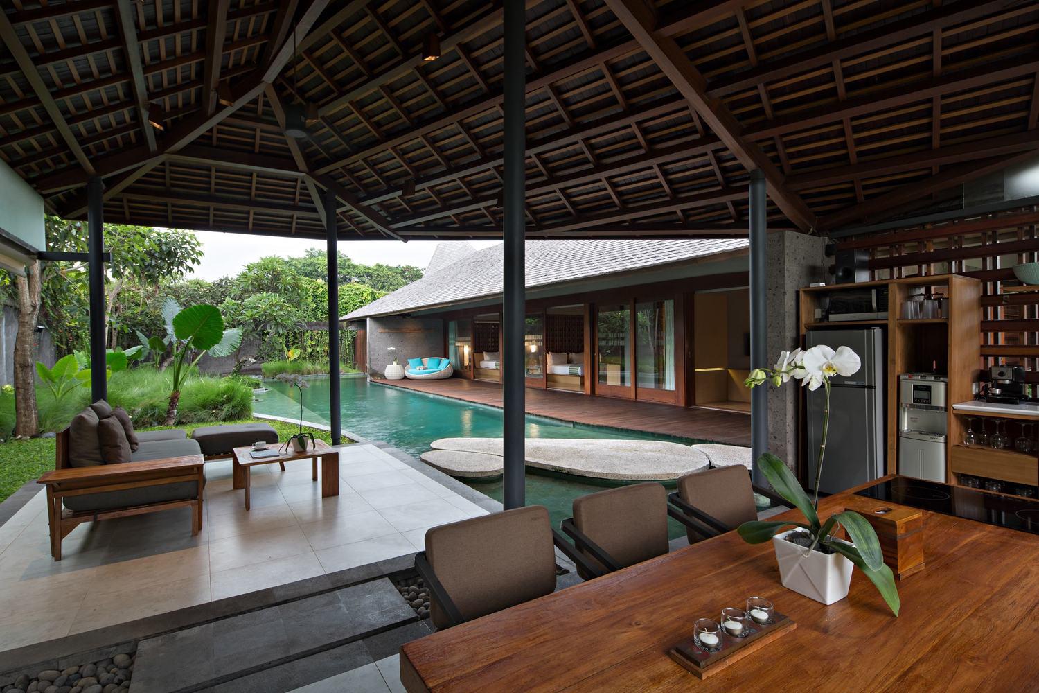 Santai度假别墅，融合巴厘岛传统及现代空间的特色